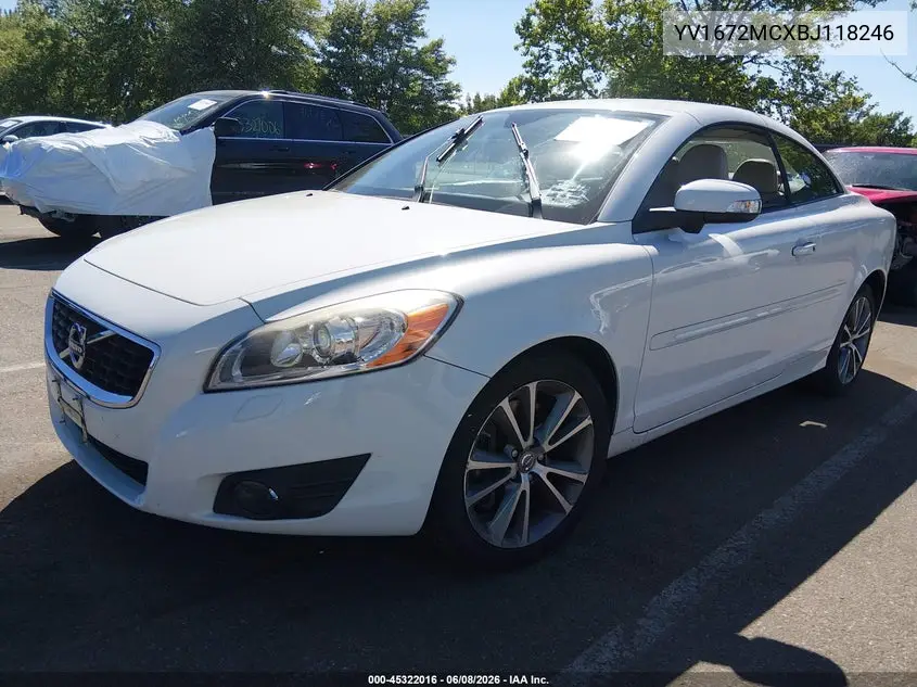 2011 Volvo C70 T5 VIN: YV1672MCXBJ118246 Lot: 45322016