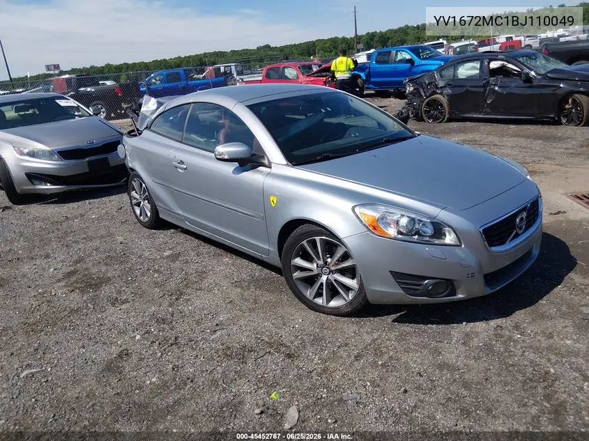 2011 Volvo C70 T5 (Retail Only) VIN: YV1672MC1BJ110049 Lot: 45452767