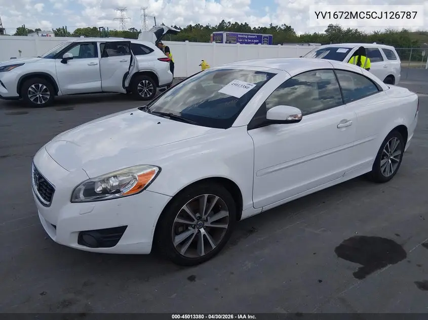 2012 Volvo C70 T5/T5 Platinum/T5 Premier Plus VIN: YV1672MC5CJ126787 Lot: 45013380