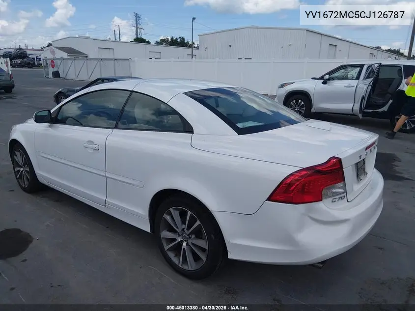 2012 Volvo C70 T5/T5 Platinum/T5 Premier Plus VIN: YV1672MC5CJ126787 Lot: 45013380