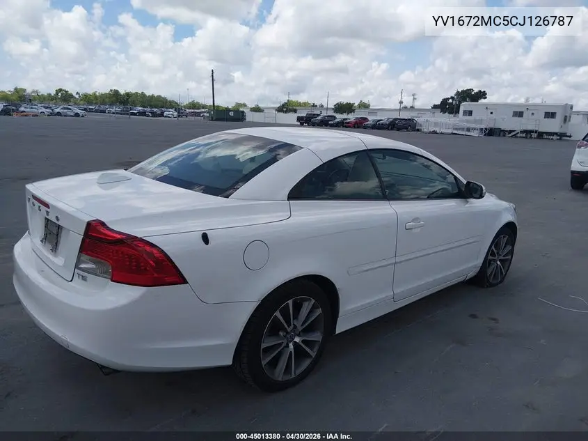 2012 Volvo C70 T5/T5 Platinum/T5 Premier Plus VIN: YV1672MC5CJ126787 Lot: 45013380