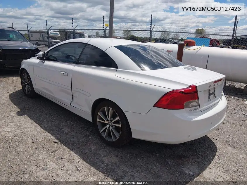 2012 Volvo C70 T5 VIN: YV1672MC5CJ127423 Lot: 45143058
