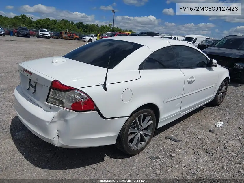2012 Volvo C70 T5 VIN: YV1672MC5CJ127423 Lot: 45143058
