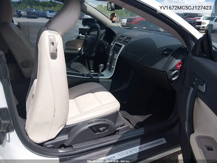 2012 Volvo C70 T5 VIN: YV1672MC5CJ127423 Lot: 45143058