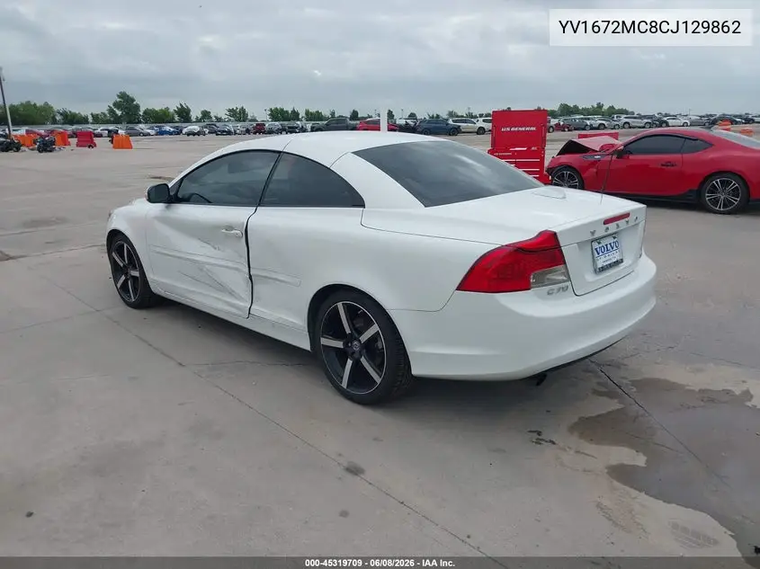2012 Volvo C70 T5/T5 Platinum/T5 Premier Plus VIN: YV1672MC8CJ129862 Lot: 45319709