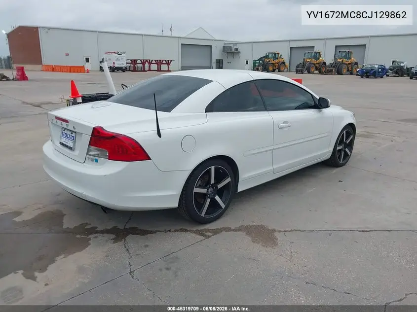 2012 Volvo C70 T5/T5 Platinum/T5 Premier Plus VIN: YV1672MC8CJ129862 Lot: 45319709