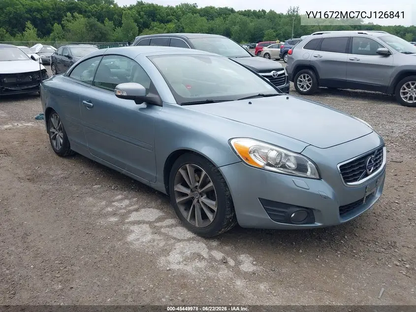 2012 Volvo C70 T5/T5 Platinum/T5 Premier Plus VIN: YV1672MC7CJ126841 Lot: 45449978