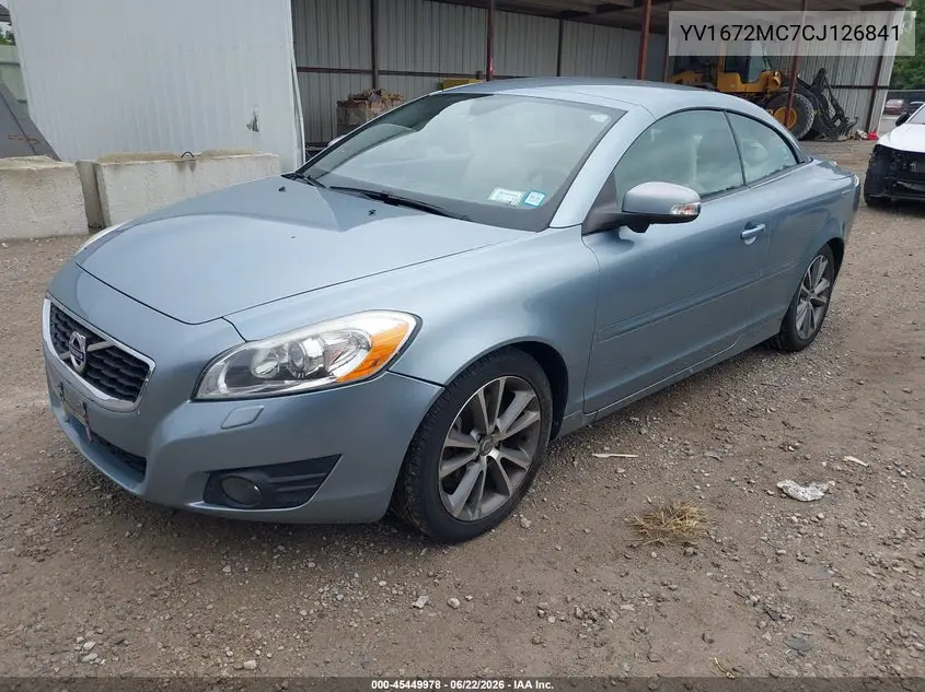 2012 Volvo C70 T5/T5 Platinum/T5 Premier Plus VIN: YV1672MC7CJ126841 Lot: 45449978