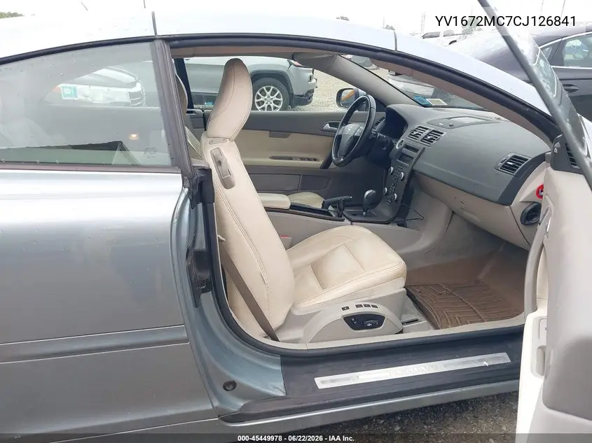 2012 Volvo C70 T5/T5 Platinum/T5 Premier Plus VIN: YV1672MC7CJ126841 Lot: 45449978