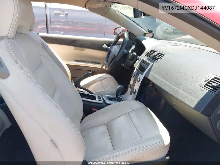 2013 Volvo C70 T5 VIN: YV1672MCXDJ144087 Lot: 45497874