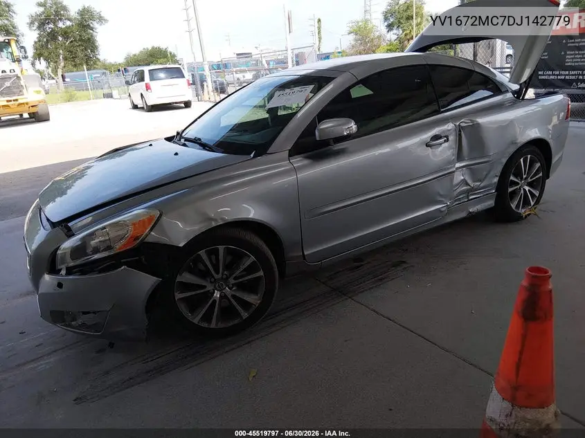 2013 Volvo C70 T5 VIN: YV1672MC7DJ142779 Lot: 45519797