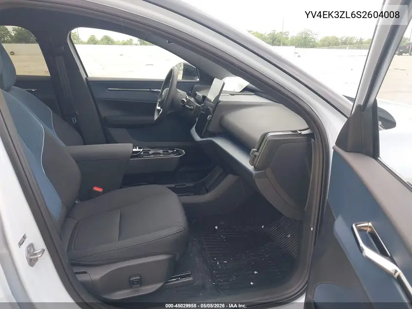 2025 Volvo Ex30 Ultra Twin Motor Performance, Fully Electric VIN: YV4EK3ZL6S2604008 Lot: 45029958