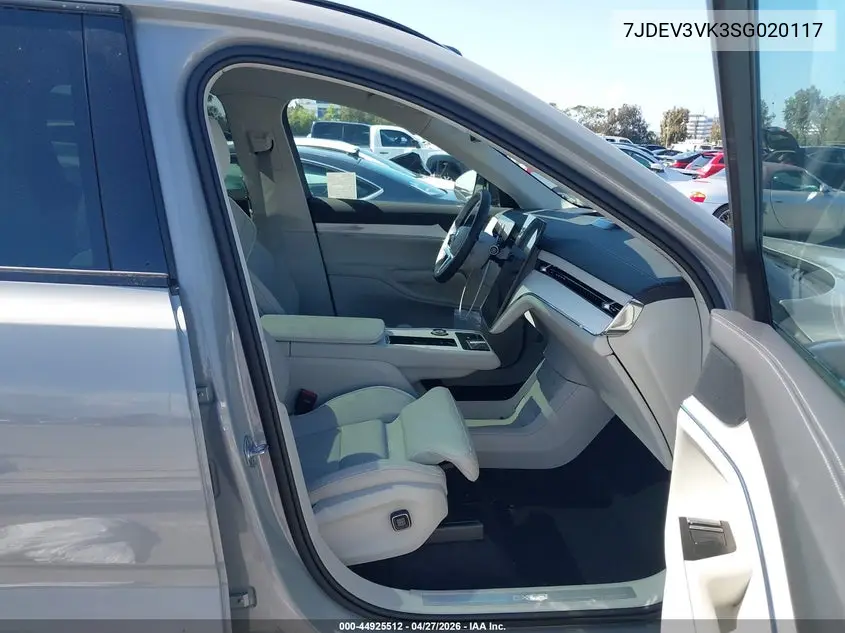 7JDEV3VK3SG020117 2025 Volvo Ex90 Plus, Twin Motor, Fully Electric, 7 Seats