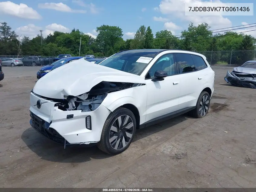 2026 Volvo Ex90 VIN: 7JDDB3VK7TG061436 Lot: 45552214