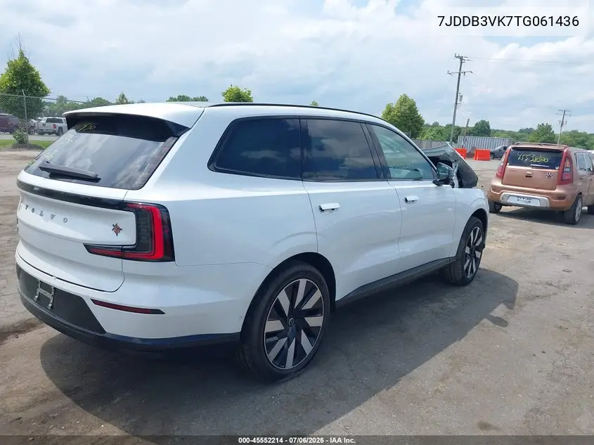2026 Volvo Ex90 VIN: 7JDDB3VK7TG061436 Lot: 45552214
