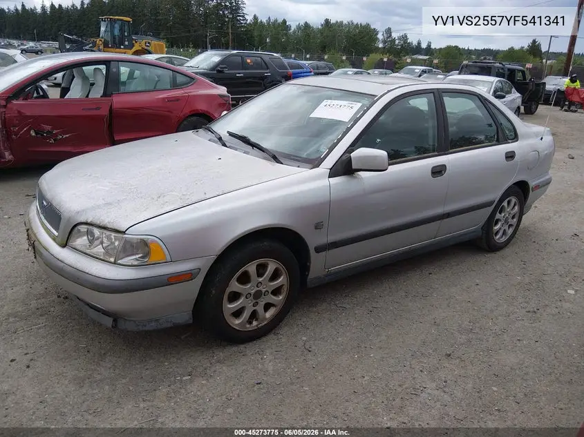 2000 Volvo S40 A/As VIN: YV1VS2557YF541341 Lot: 45273775