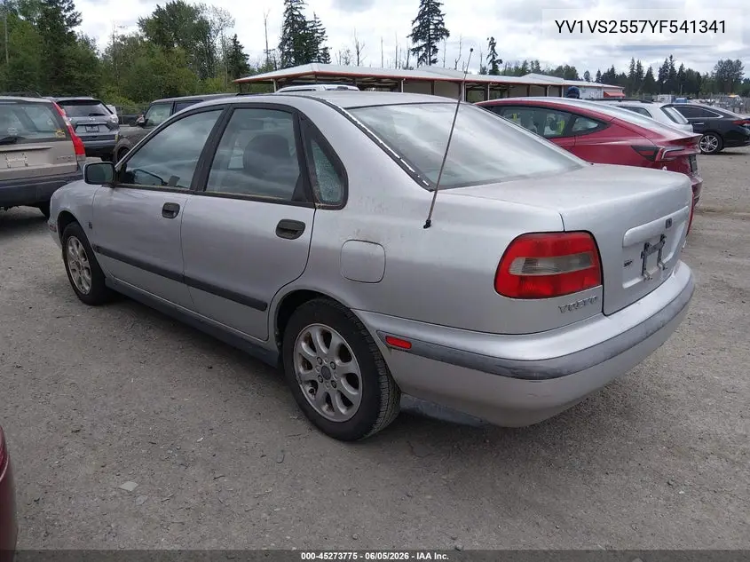 2000 Volvo S40 A/As VIN: YV1VS2557YF541341 Lot: 45273775