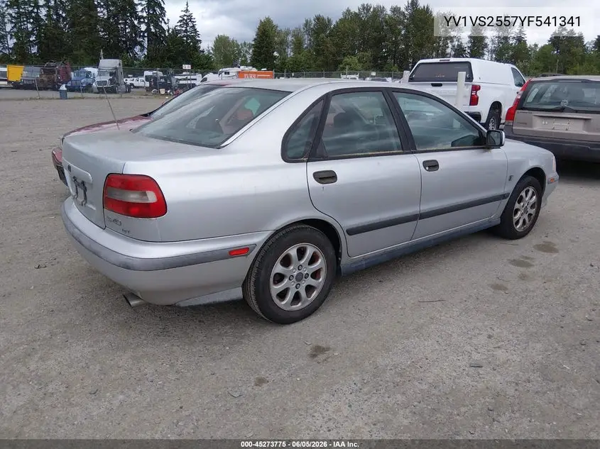 2000 Volvo S40 A/As VIN: YV1VS2557YF541341 Lot: 45273775