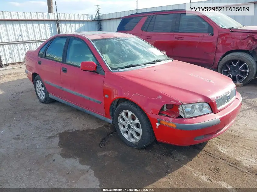 2001 Volvo S40 A/Sport Edition VIN: YV1VS29521F635689 Lot: 43291801
