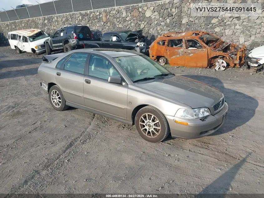 2004 Volvo S40 A/Lse VIN: YV1VS27544F091445 Lot: 44939134