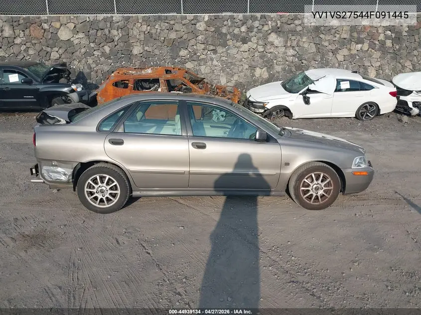 2004 Volvo S40 A/Lse VIN: YV1VS27544F091445 Lot: 44939134