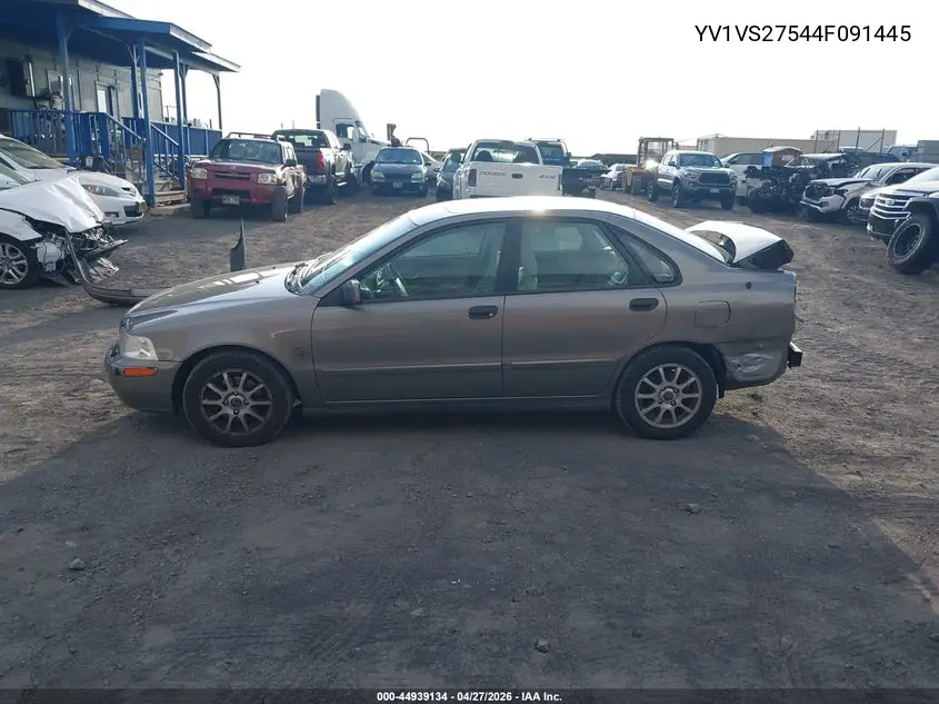 2004 Volvo S40 A/Lse VIN: YV1VS27544F091445 Lot: 44939134