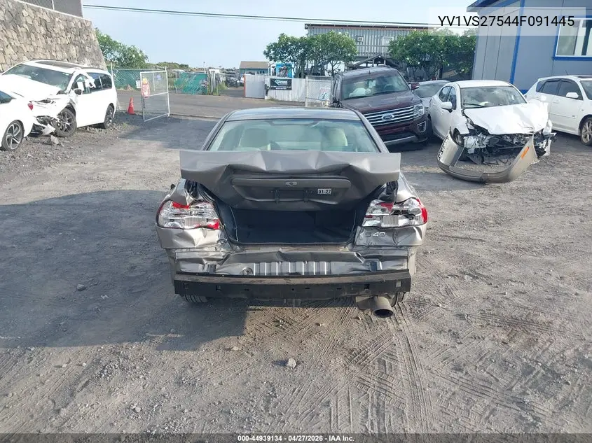 2004 Volvo S40 A/Lse VIN: YV1VS27544F091445 Lot: 44939134