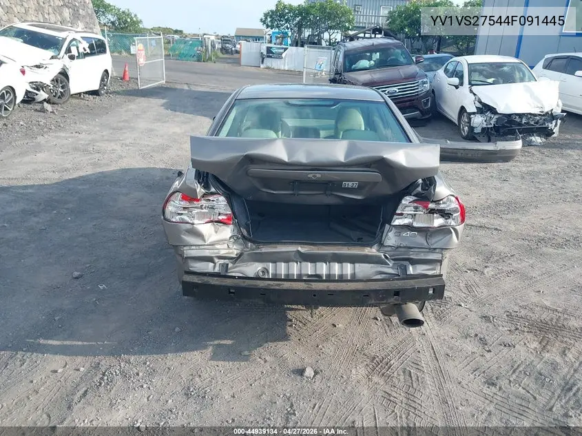 2004 Volvo S40 A/Lse VIN: YV1VS27544F091445 Lot: 44939134