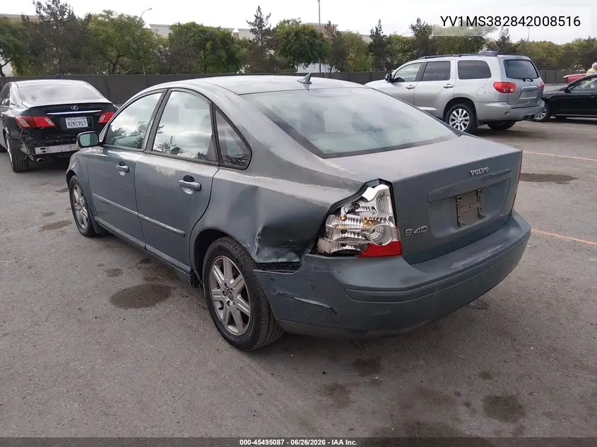 2004 Volvo S40 2.4I VIN: YV1MS382842008516 Lot: 45495087