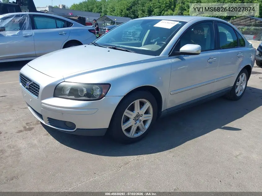 2004 Volvo S40 T5 VIN: YV1MS682642027874 Lot: 45530293