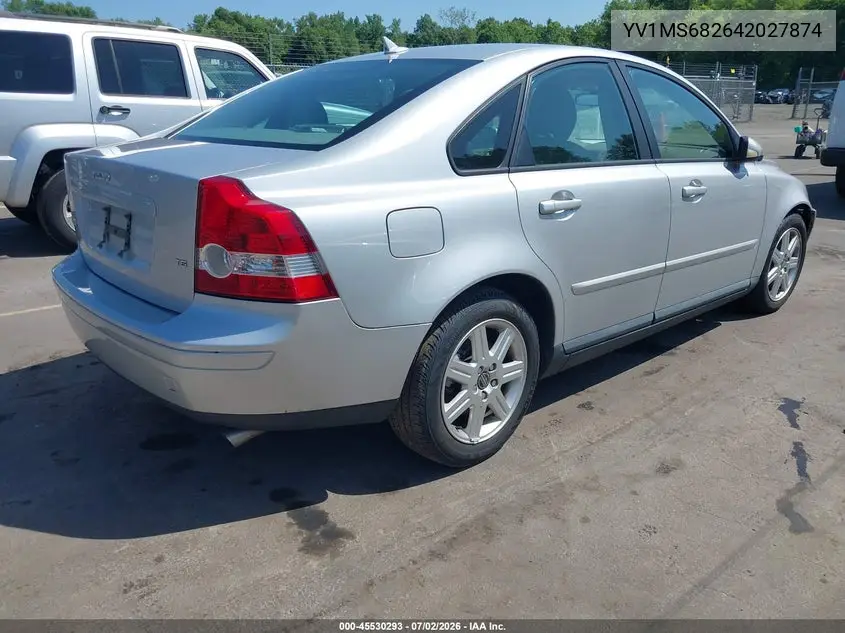2004 Volvo S40 T5 VIN: YV1MS682642027874 Lot: 45530293