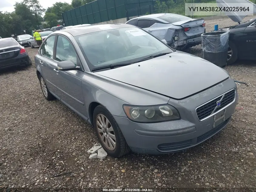 2004 Volvo S40 2.4I VIN: YV1MS382X42025964 Lot: 45629807