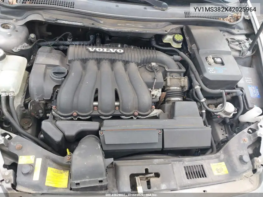 2004 Volvo S40 2.4I VIN: YV1MS382X42025964 Lot: 45629807