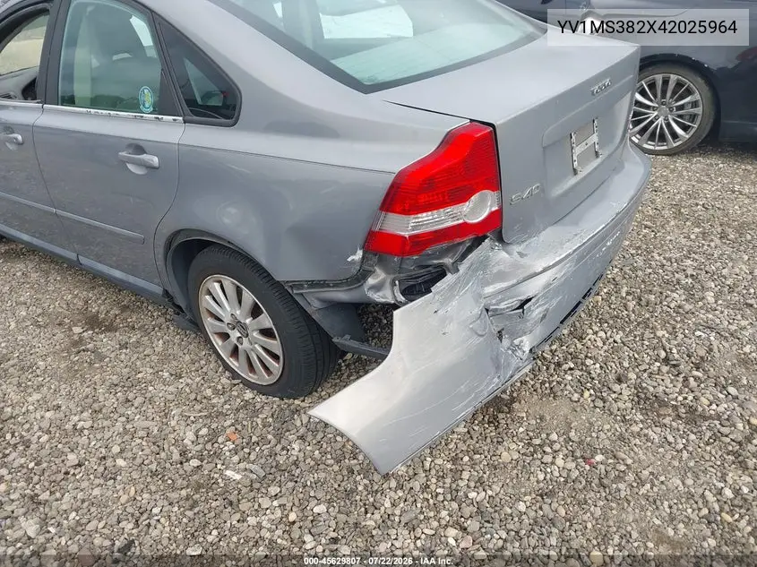 2004 Volvo S40 2.4I VIN: YV1MS382X42025964 Lot: 45629807