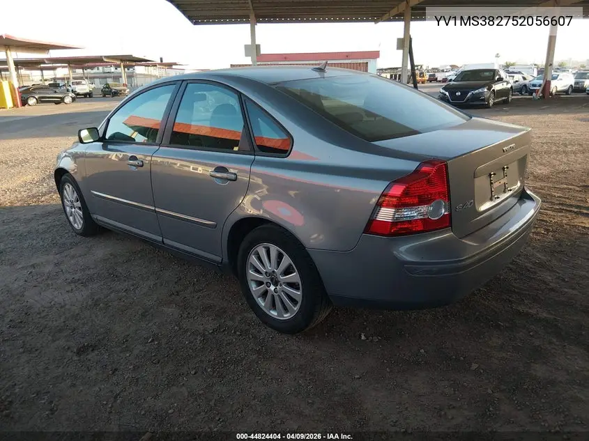 2005 Volvo S40 2.4I VIN: YV1MS382752056607 Lot: 44824404