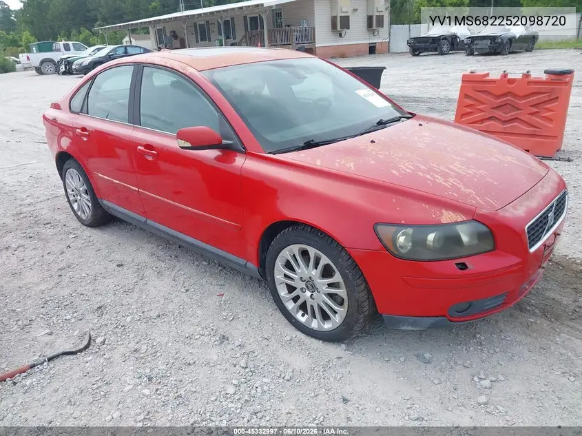 2005 Volvo S40 T5/T5 A Sr/T5 M/T5 M Sr VIN: YV1MS682252098720 Lot: 45332997