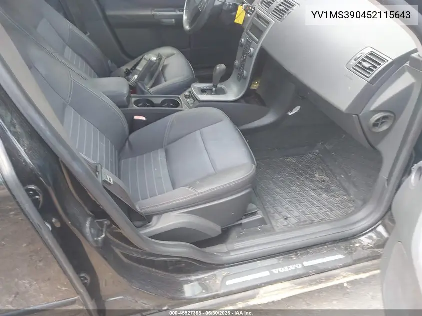 2005 Volvo S40 2.4I A/2.4I A Sr/2.4I M/2.4I M Sr VIN: YV1MS390452115643 Lot: 45527368