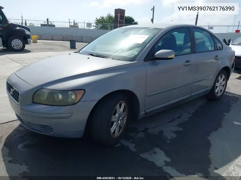 2006 Volvo S40 2.4I VIN: YV1MS390762176390 Lot: 43433031