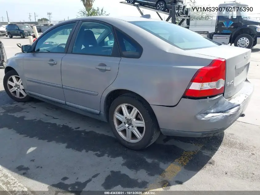 2006 Volvo S40 2.4I VIN: YV1MS390762176390 Lot: 43433031