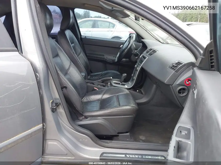 2006 Volvo S40 2.4I VIN: YV1MS390662167258 Lot: 45190643