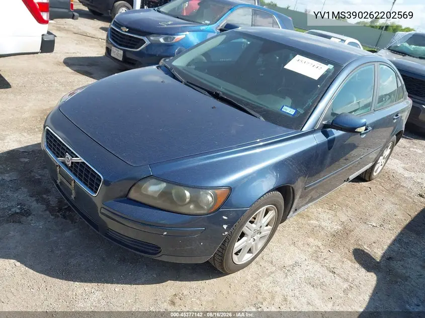 2006 Volvo S40 2.4I VIN: YV1MS390262202569 Lot: 45377142
