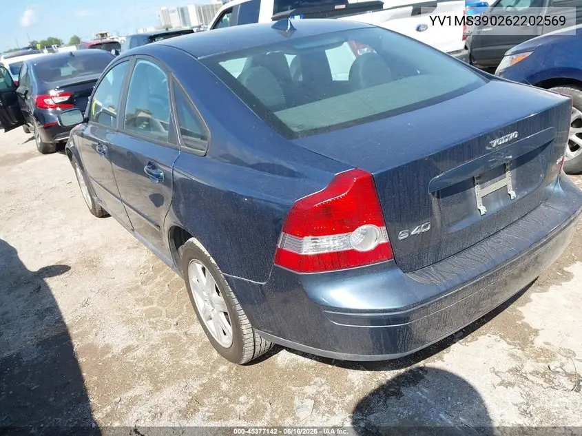 2006 Volvo S40 2.4I VIN: YV1MS390262202569 Lot: 45377142