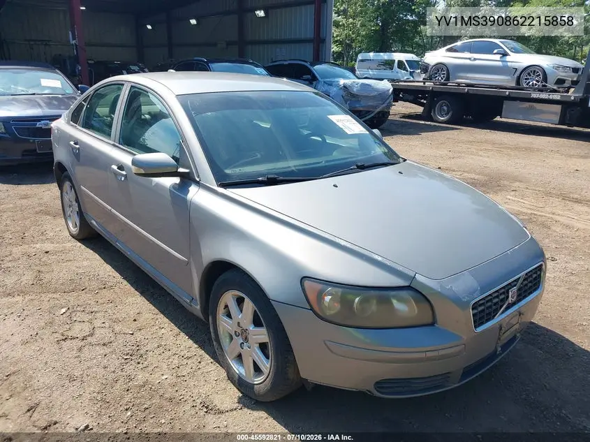 2006 Volvo S40 2.4I VIN: YV1MS390862215858 Lot: 45592821