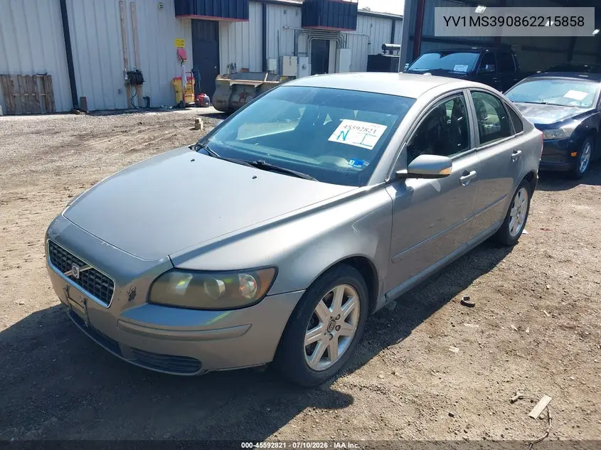 2006 Volvo S40 2.4I VIN: YV1MS390862215858 Lot: 45592821