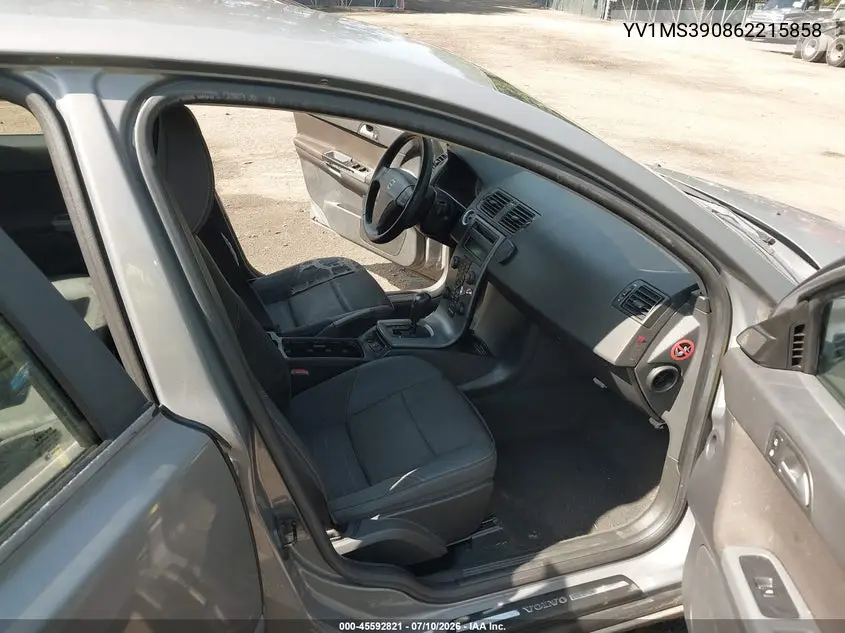 2006 Volvo S40 2.4I VIN: YV1MS390862215858 Lot: 45592821