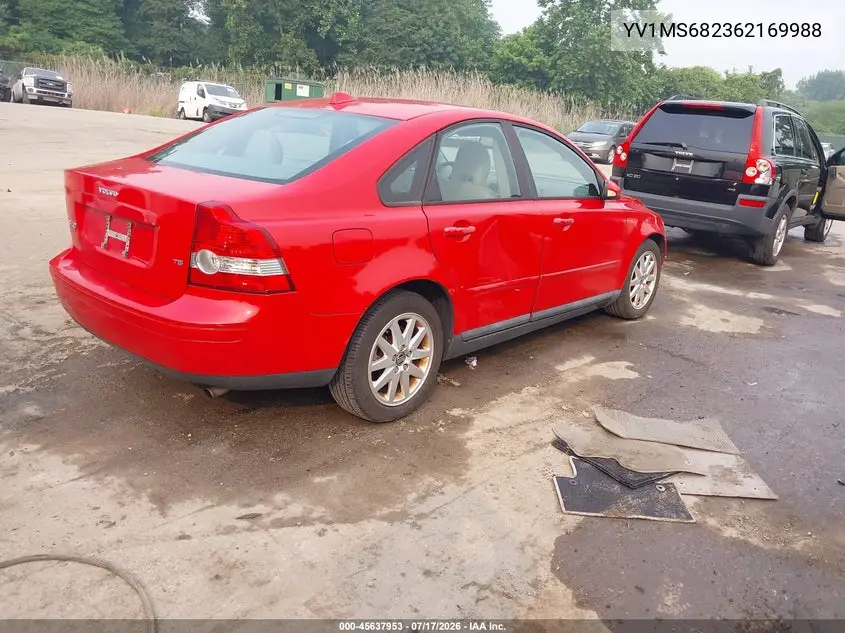 2006 Volvo S40 T5 VIN: YV1MS682362169988 Lot: 45637953