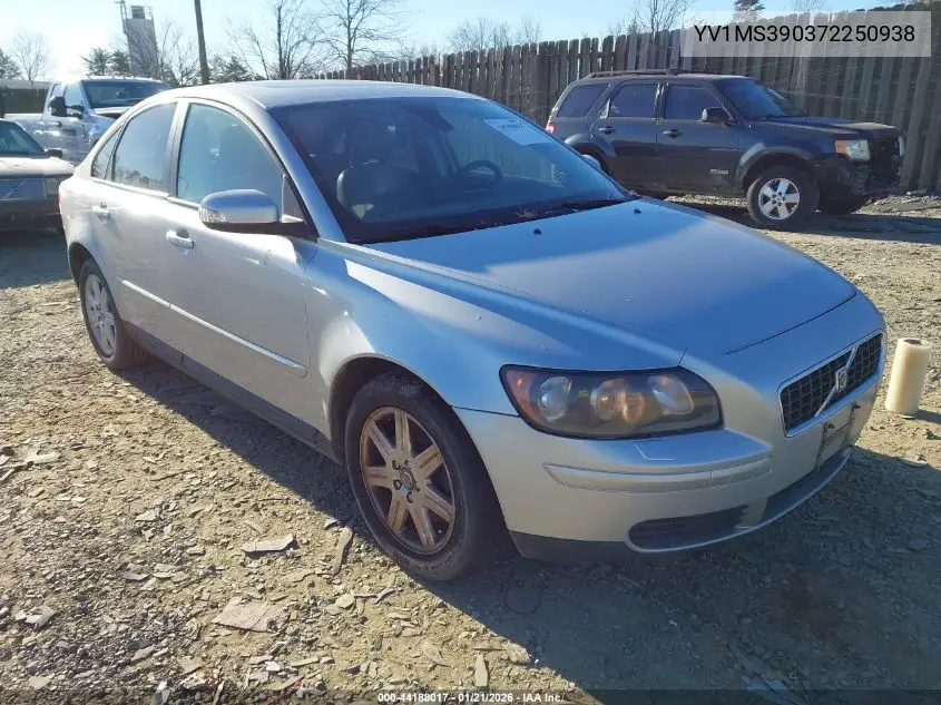 2007 Volvo S40 2.4I VIN: YV1MS390372250938 Lot: 44188017