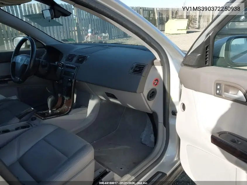 2007 Volvo S40 2.4I VIN: YV1MS390372250938 Lot: 44188017