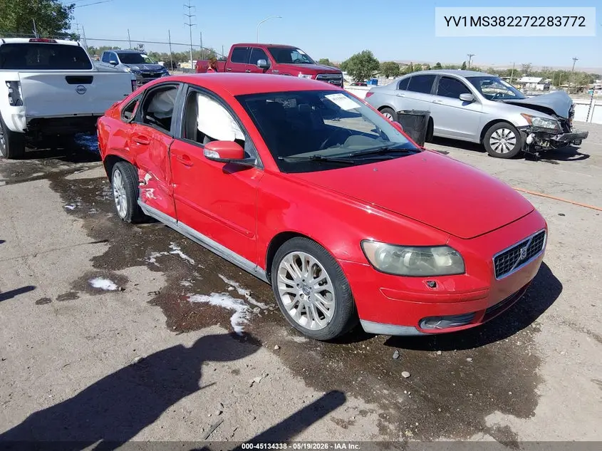 2007 Volvo S40 2.4I VIN: YV1MS382272283772 Lot: 45134338