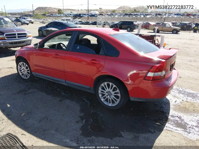 2007 Volvo S40 2.4I VIN: YV1MS382272283772 Lot: 45134338